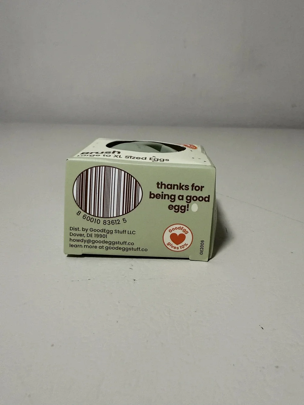 The Original Egg Brush Large to XL Eggs Silicone Scrubber Backyard Chicken